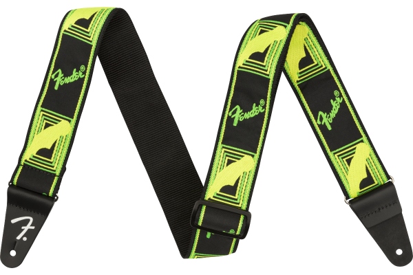 Neon Monogrammed Green and Yellow 2"