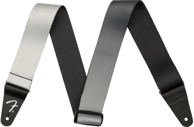 Curea chitară  Fender Ombré Strap Silver Smoke 2"