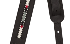 Curea chitară Fender Paramount Acoustic Leather Strap Black