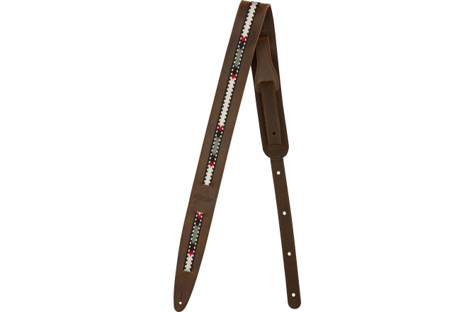 Curea chitară Fender Paramount Acoustic Leather Strap Brown