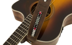 Curea chitară Fender Paramount Acoustic Leather Strap Brown