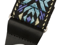 Curea chitară Fender Pasadena Woven Strap Blue Snowflake 2"
