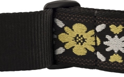 Curea chitară Fender Pasadena Woven Strap Yellow Clover 2"