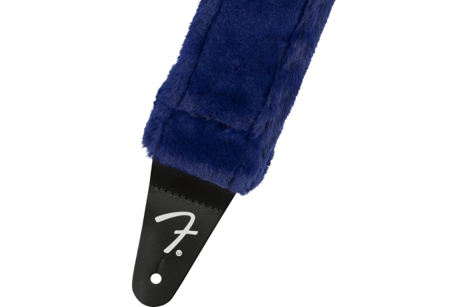 Curea chitară Fender Poodle Plush Strap Blue