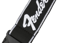 Curea chitară Fender Quick Grip Locking End Strap B/ W Running Logo 2"