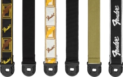 Curea chitară Fender Quick Grip Locking End Strap B / Y- B Monogram 2"