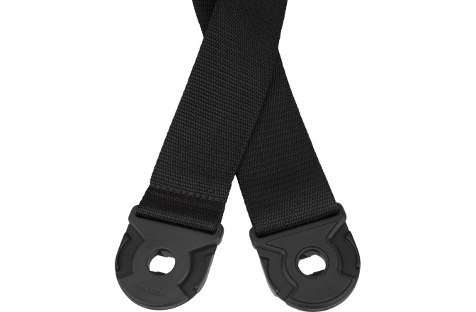 Curea chitară Fender Quick Grip Locking End Strap Black Polypro 2"
