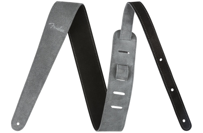Curea chitară Fender Reversible Suede Strap Black/Grey 2"