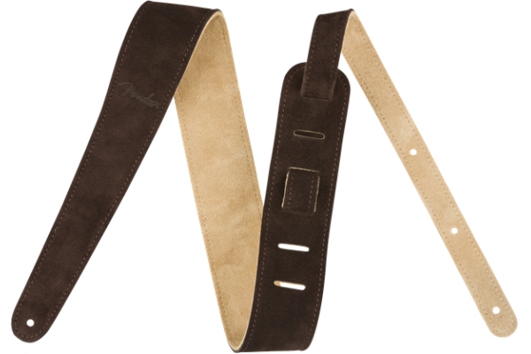 Reversible Suede Strap Brown/Tan 2"