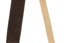Curea chitară Fender Reversible Suede Strap Brown/Tan 2"