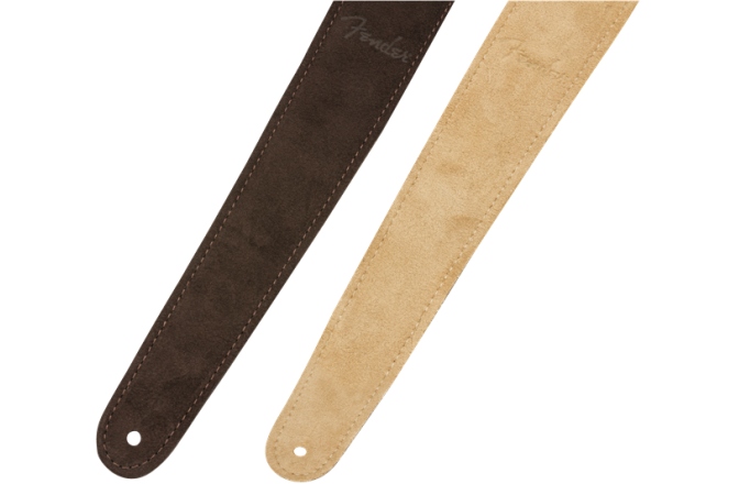 Curea chitară Fender Reversible Suede Strap Brown/Tan 2"