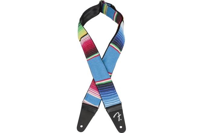 Curea chitară Fender Serape Strap Blue Multi 2"