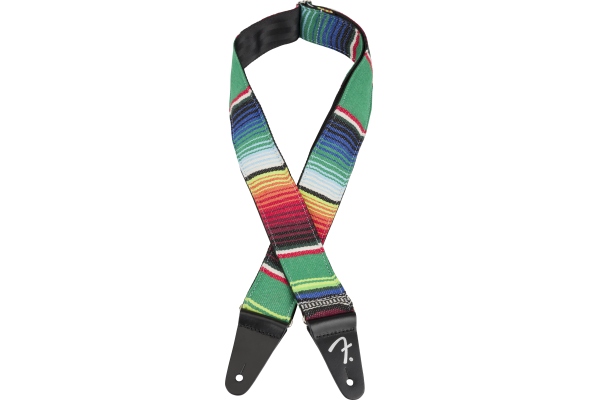 Serape Strap Green Multi 2"