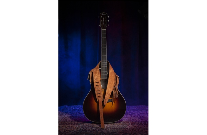 Curea chitară Fender Suede Fringe Strap Brown 2.5''