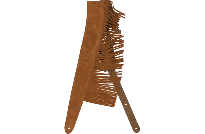 Curea chitară Fender Suede Fringe Strap Brown 2.5''