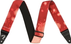 Curea chitară Fender Tie Dye Acid Wash Strap Red 2"