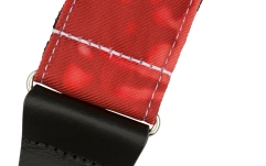 Curea chitară Fender Tie Dye Acid Wash Strap Red 2"