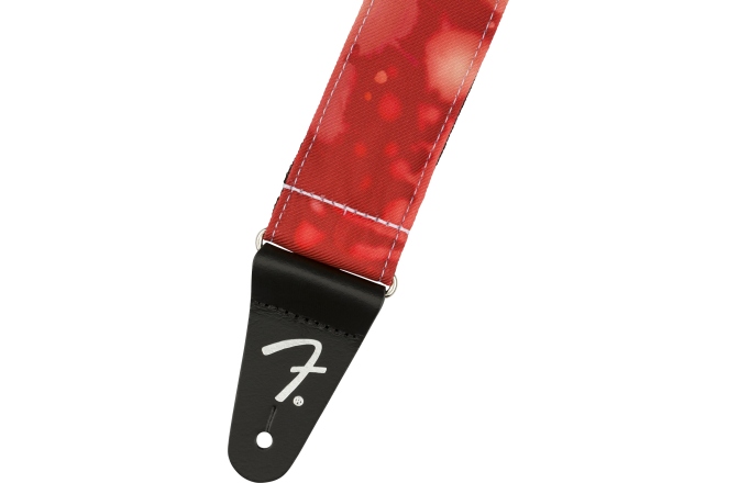 Curea chitară Fender Tie Dye Acid Wash Strap Red 2"