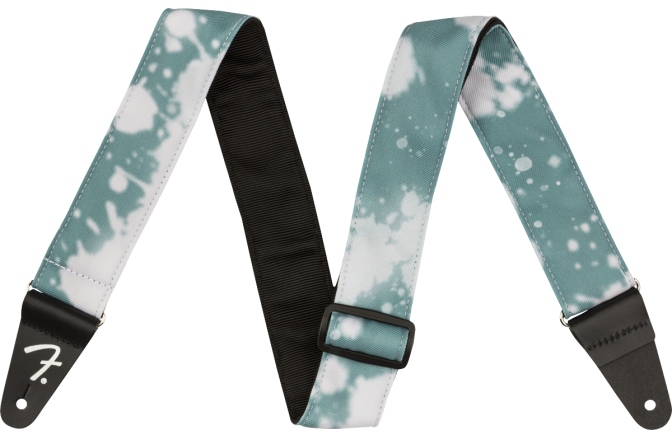 Curea chitară Fender Tie Dye Acid Wash Strap Teal 2"