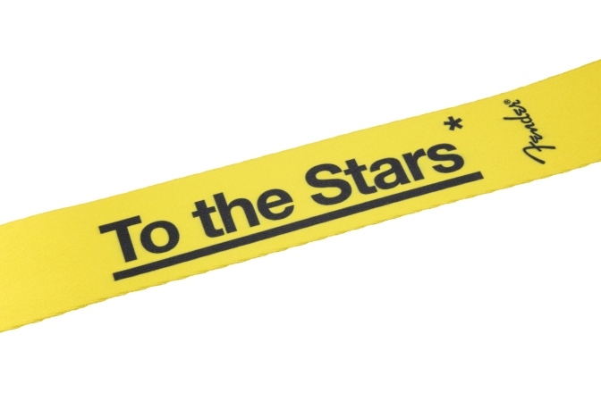 Curea chitară Fender Tom DeLonge To The Stars Strap Graffiti Yellow