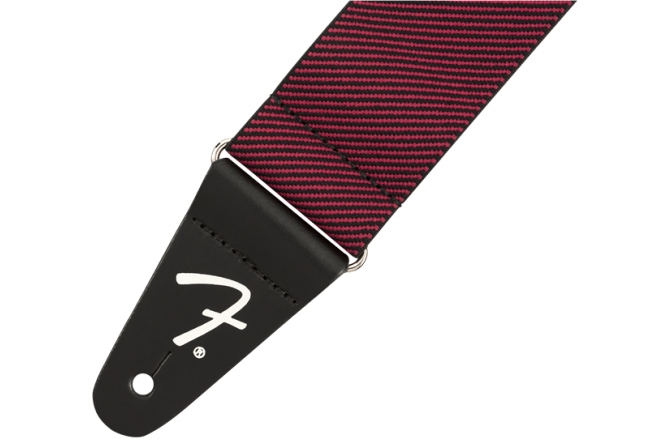 Curea chitară Fender WeighLess Tweed Strap Red 2"