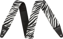 Curea chitară Fender Wild Animal Print Strap Zebra 2"