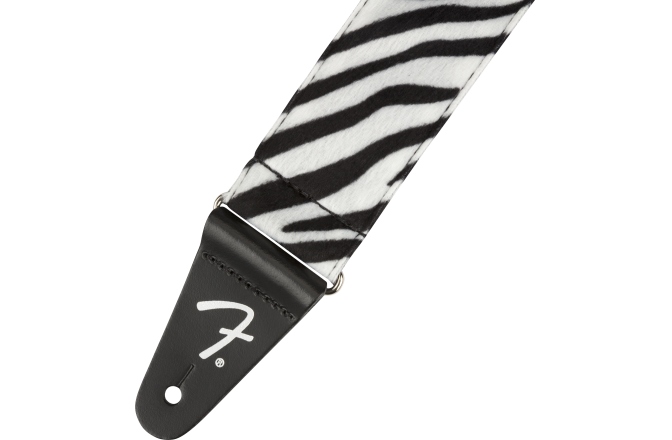 Curea chitară Fender Wild Animal Print Strap Zebra 2"