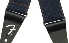 Curea chitară Fender X Wrangler Denim Strap Dark Indigo