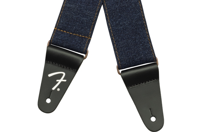 Curea chitară Fender X Wrangler Denim Strap Dark Indigo