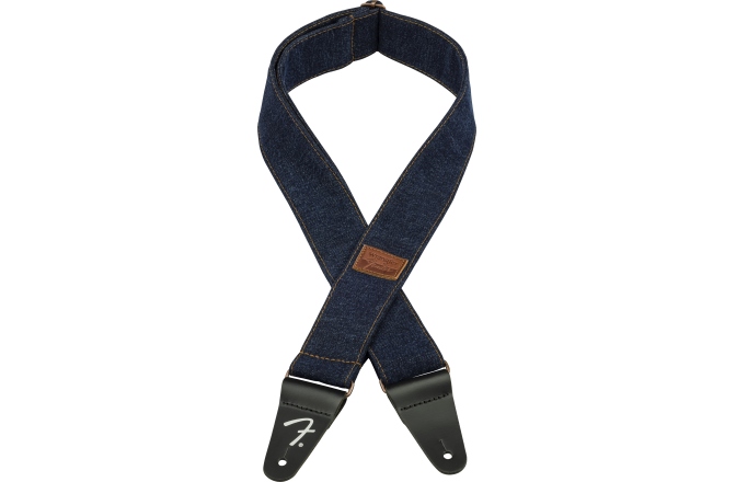 Curea chitară Fender X Wrangler Denim Strap Dark Indigo