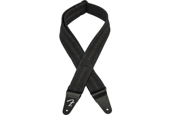x Wrangler Denim Strap Washed Black Stitch