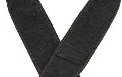 Curea chitară Fender x Wrangler Riveted Denim Strap Black