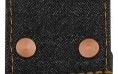 Curea chitară Fender x Wrangler Riveted Denim Strap Black