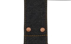 Curea chitară Fender x Wrangler Riveted Denim Strap Black