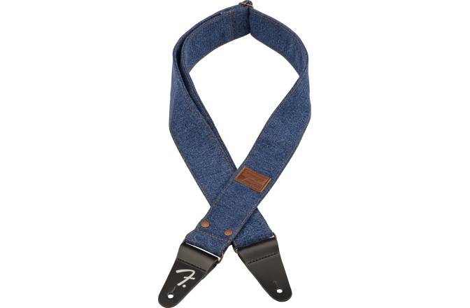 Curea chitară Fender  x Wrangler Riveted Denim Strap Indigo