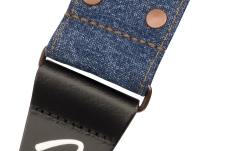 Curea chitară Fender  x Wrangler Riveted Denim Strap Indigo