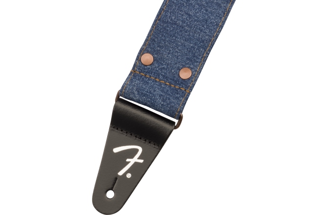 Curea chitară Fender  x Wrangler Riveted Denim Strap Indigo