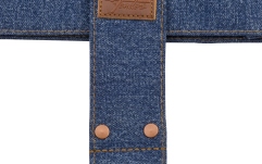 Curea chitară Fender  x Wrangler Riveted Denim Strap Indigo