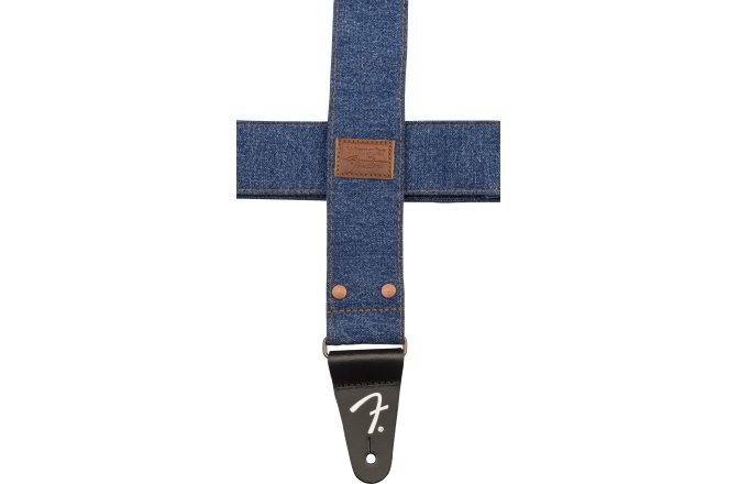 Curea chitară Fender  x Wrangler Riveted Denim Strap Indigo