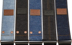 Curea chitară Fender  x Wrangler Riveted Denim Strap Indigo