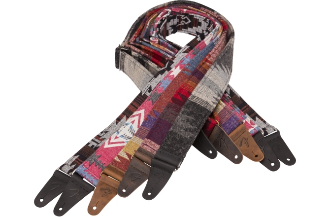 Curea chitară Fender Zion Strap Gray Aztec 2"