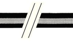 Curea chitară Gewa F&S Cotton Edition Negru/alb