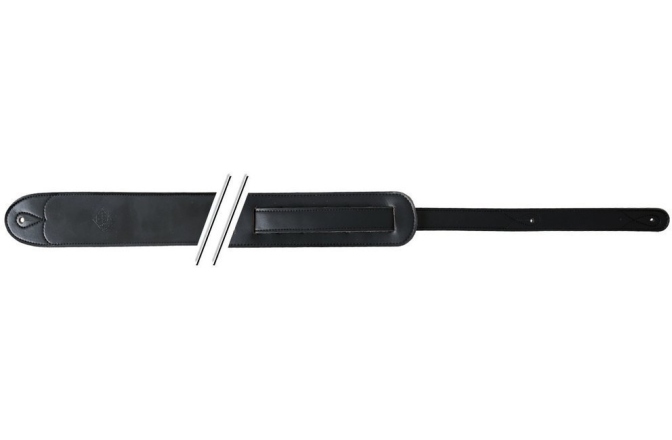 Curea chitară Gewa F&S Leather Negru