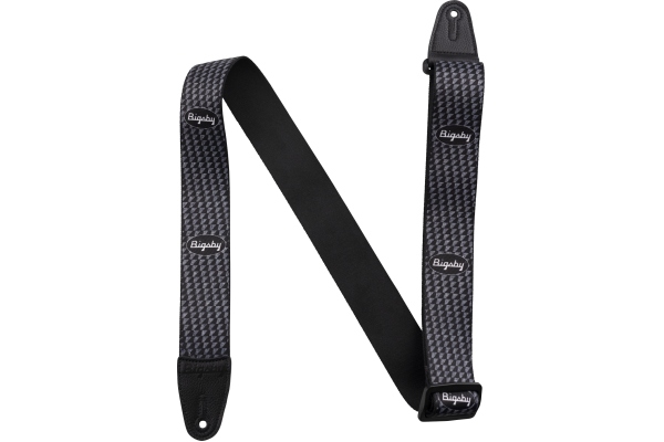 Bigsby Hounds Tooth Strap Black 2"