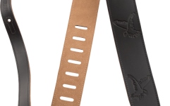 Curea chitară Gretsch Falcon Logo Leather Strap Black 2.5"