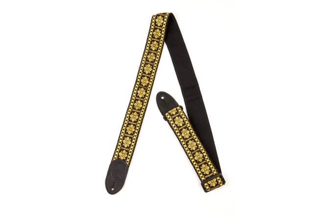Curea chitară Gretsch Guitars G Brand Strap Diamond Black Ends