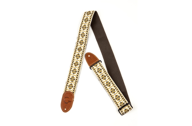 Curea chitară Gretsch Guitars G Brand Strap Diamond Brown Ends