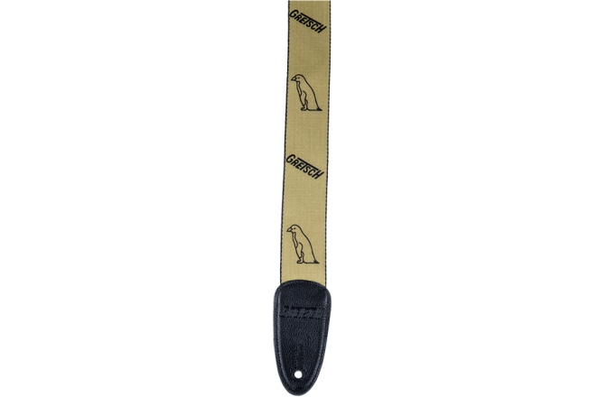 Curea chitară Gretsch Guitars Gold Penguins Strap Black