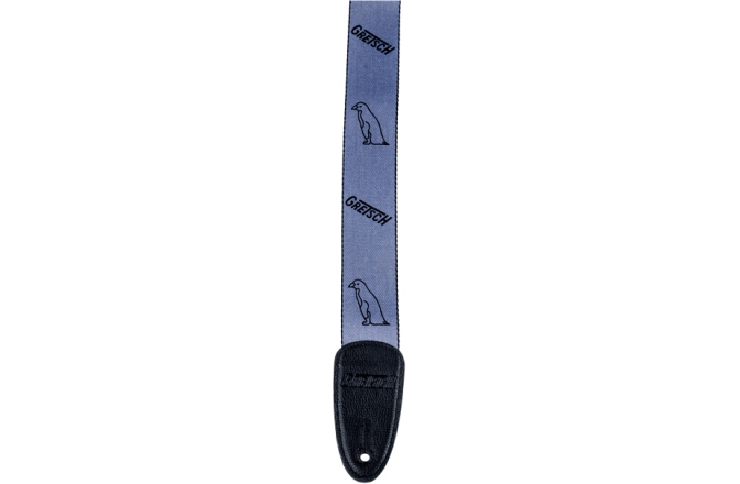 Curea chitară Gretsch Guitars Gray Penguins Strap Black