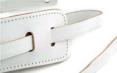 Curea chitară Gretsch Guitars Vintage Leather Guitar Strap Vintage White